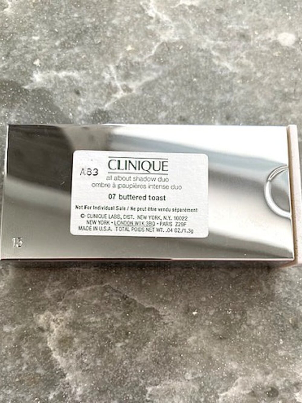 Clinique All About Shadow Duo Eyeshadow Buttered Toast - Picture 4 of 4